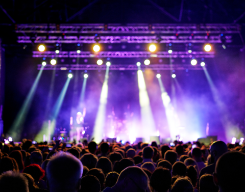 People at a concert